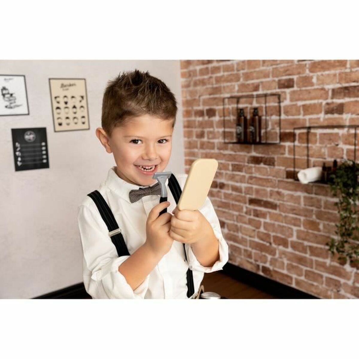 Set de Maquillaje Infantil Smoby BARBER & CUT BELT Negro
